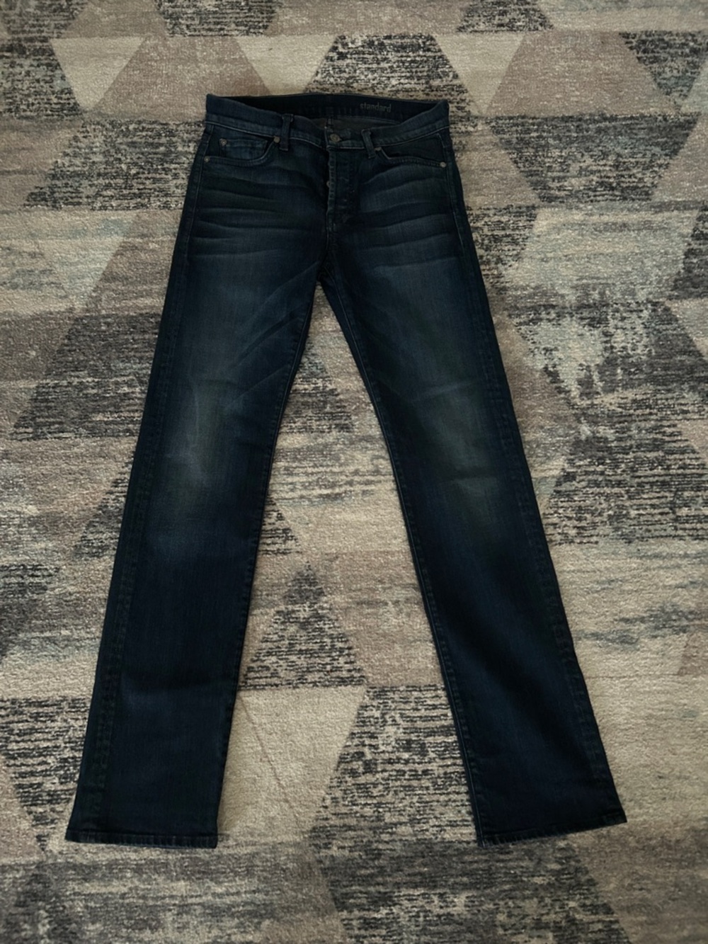 7 For All Mankind Women’s Dark Blue Bootcut Jeans